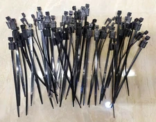 100 ARaymond Edge-Biters Zip Tie Trim Panel Clip Cable Straps 8" 100 Pcs.