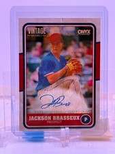 2025 Onyx Vintage Base AUTO #VA-JABR Jackson Brasseux 