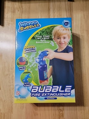 Bubble Fire Extinguisher W/ handle, Siren, Sounds, and Bubbles Free Shippi