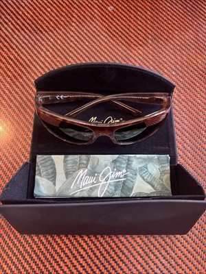 Y2K Maui Jim Surf Rider MJ 261 10 Tortoise Frame + HCL Bronze Polarized Lens New