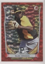 2014 Bowman Draft Top Prospects Red Ice 60/150 Alen Hanson #TP-34 9pd