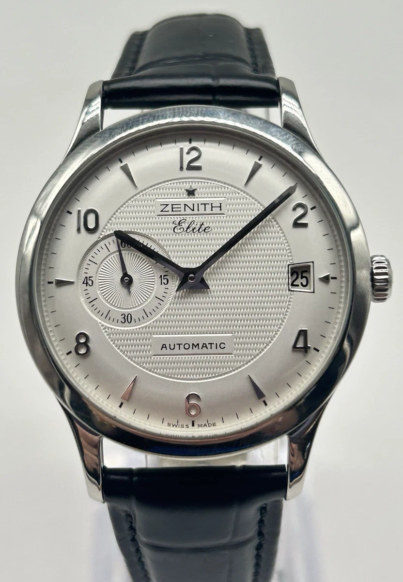 Zenith Elite Classic Date Ref. 01/02.1125.680 Auto Steel 37mm Watch w/ Card
