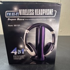 4-1 Wireless headphone, wired headphone, FM Radio Receiver