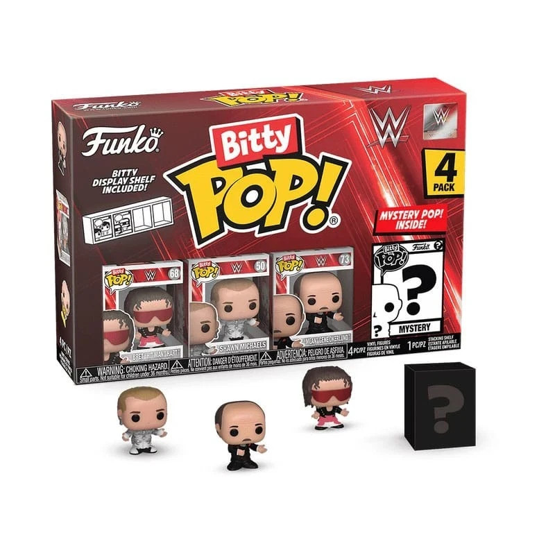 WWE Bitty POP! Vinyl Figure 4-Pack 2.5cm Razor Ramon, Diesel, Rey Myserio