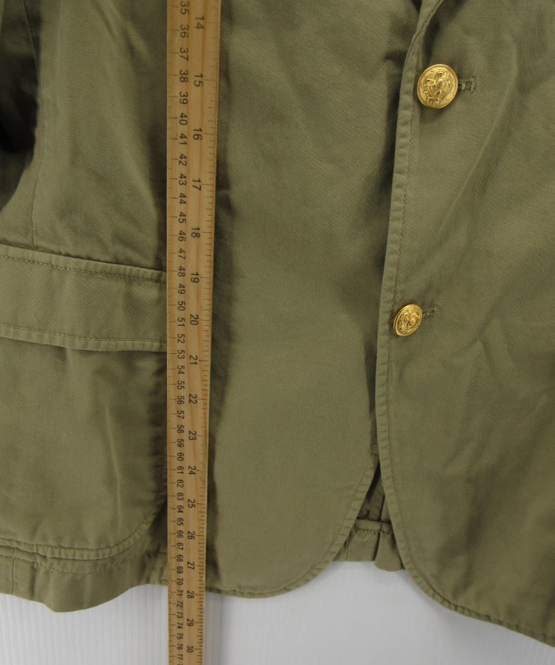 Band Of Outsiders Sport Coat Men 4 Medium Green Olive Blazer Unstructured Italy* - Image 4 of 4