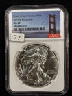 2017 (S) $1 AMERICAN SILVER EAGLE NGC MS69 STRUCK AT SAN FRANCISCO 028