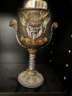 Pacific Giftware Viking Warrior Ship Ceremonial Chalice Cup 8oz Wine Goblet