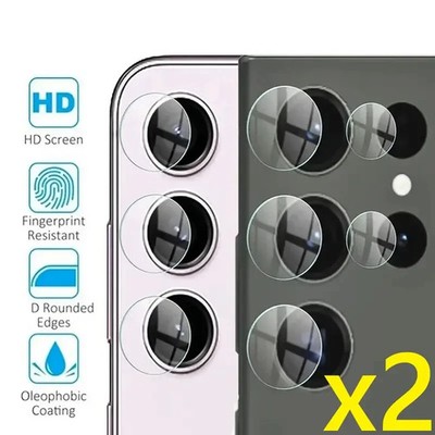 2x Samsung Galaxy S26 S25 S24 S23 S22 S21 Ultra Plus Camera Lens Protector Set