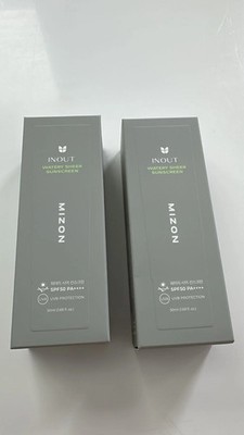 2 pack of MIZON Inout Watery Sheer Sunscreen SPF 50+ PA++++ 50ml | Lightweight