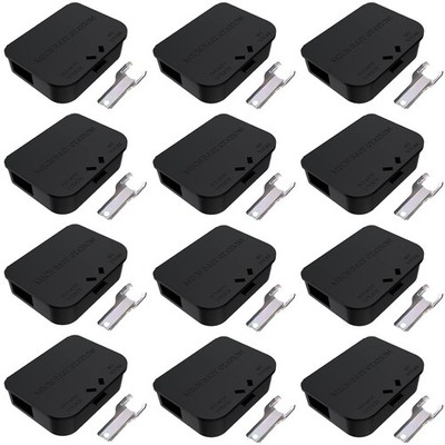 Mouse Stations with Keys 12 Pack, Keyless Design and Key Required Mouse Stations
