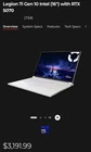Lenovo Legion 7i Gen 10 Intel 16″ OLED 275 HX RTX 5070 1TB SSD 32GB RAM