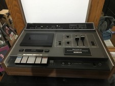 VTG SONY TC-165 Stereo Cassette Recorder Tape Deck POWERS ON FOR PARTS OR REPAIR