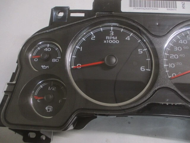 2007 GMC Yukon XL 1500 velocímetro Velocímetro Cluster MPH 120K OEM LKQ Foto 2 de 4