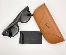 NEW No Box Meta Ray Ban-Wayfarer sunglasses-Matte Black-Graphite Polarized 0KD 