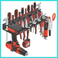 Metal Screwdriver Organizer, Wall Mount Plier Organizer Hammer Holder, Hand T...