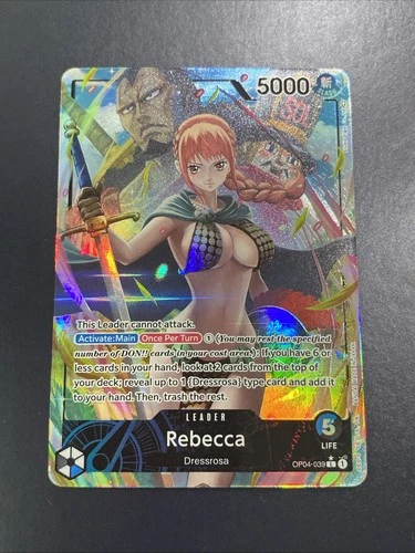 Rebecca (039) (Alternate Art) OP04-039 Kingdoms of Intrigue Foil - NM!
