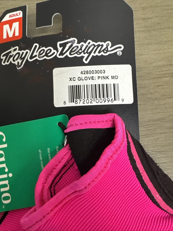 Troy Lee Designs Pink Women’s Med Racing Gloves Electric Pink/Black NWT - Image 2 of 4