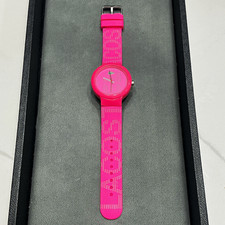Orologio Lacoste Donna Rosa Analogico Quarzo Cinturino Gomma Quadrante Pois 30m