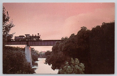 #ad Vintage 1974 Winnipeg Hydro #3 Steam Train Seine River Bridge Postcard $12.50