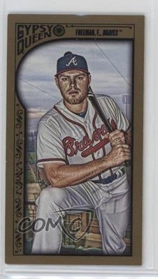 2015 Topps Gypsy Queen Minis Gold 19/99 Freddie Freeman #26 o7m