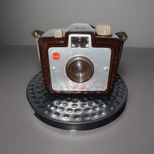 Vintage Kodak 1950  s Brownie Holiday Camera -Kodak 127 Film- Working Condition 
