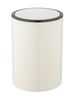 Wenko Badezimmer MüLleimer Inca Creme 5 Liter Kosmetikeimer Schwingdeckel