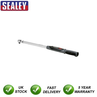 Sealey Premier Digitaler Drehmomentschlüssel mit Winkelfunktion 1/2'' Vierkantantrieb 30-340Nm