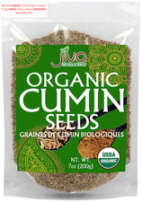 USDA Organic Cumin Seeds Whole 7oz - Packaged in 7 Ounce Pack of 1