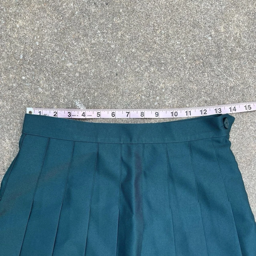 American Apparel Pleated Tennis Skirt Preppy Green Indie Style