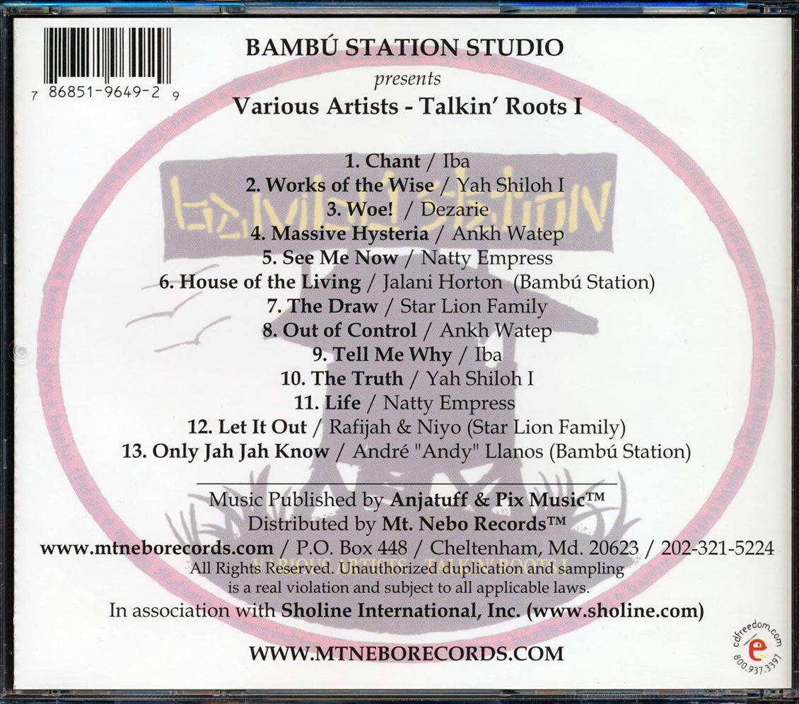 BAMBU Station - Vol. 1-talkin Roots CD for sale online | eBay