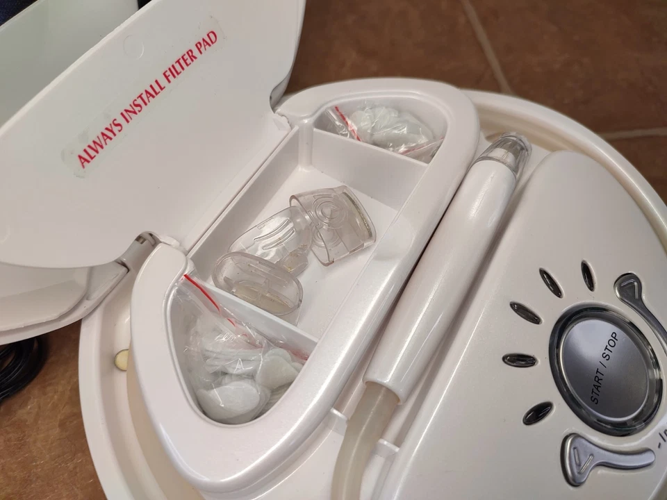 NuBrilliance Professional In-Home Microdermabrasion Kit 3 Diamond Tips Filters - Image 2 of 4