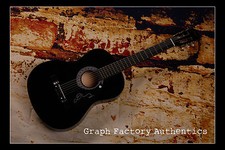 GFA Bluegrass Mandolinist DAVID GRISMAN Signed Acoustic Guitar AD4 PROOF COA