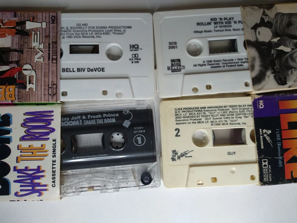 Lot of 8 Cassette Singles Roger, Kilo, Jazzy Jeff & Fresh Prince, 2Live Crew... Foto 3 de 4