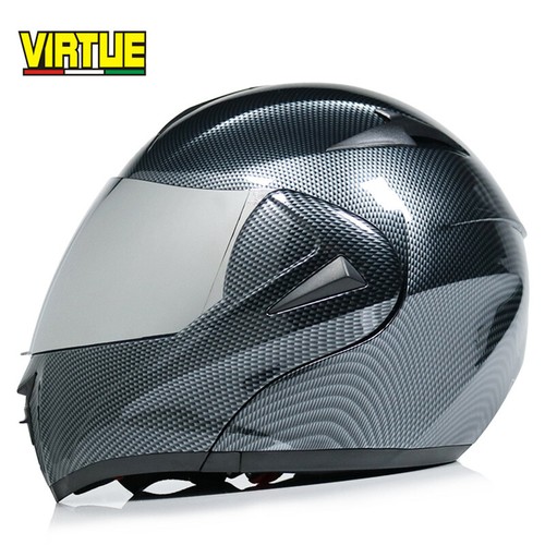 Bluetooth Flip Up Motorcycle Helmet Full Face Dual Lens Moto Helmet Anti-Fog DOT - Picture 26 of 64
