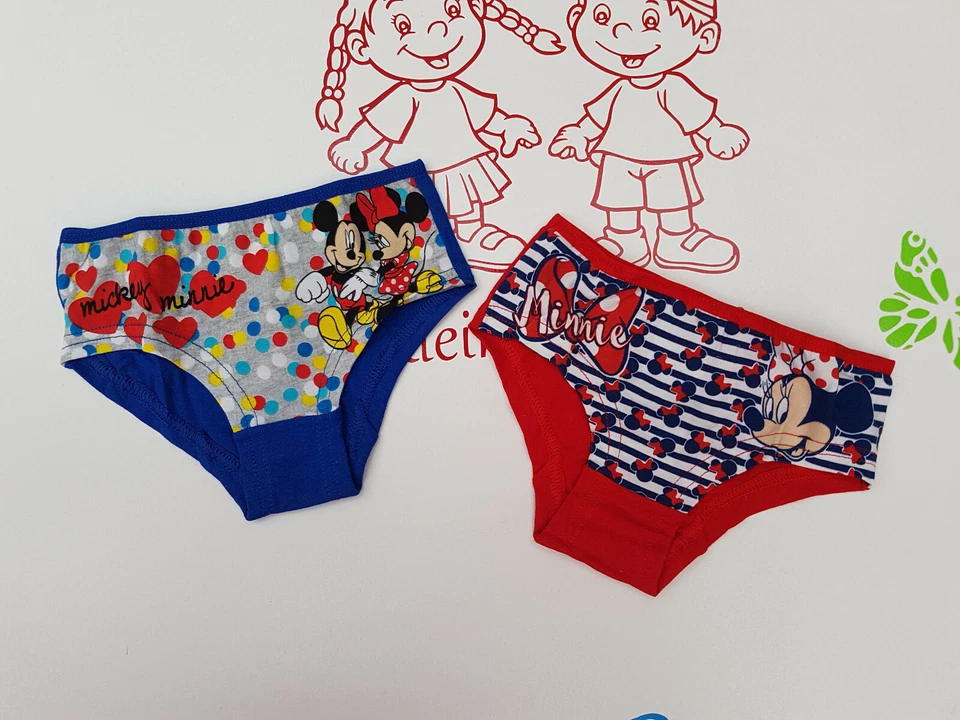 Slip Minnie Mouse 2er Pack Größe 92/98 104/110 116/122