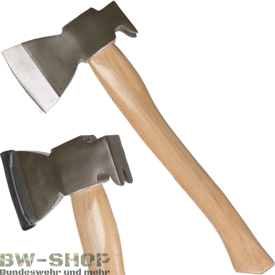 BUNDESWEHR KLAUENBEIL BW AXT ARMEE STAHLAXT OUTDOOR JAGD BEIL HAMMER SPALTAXT