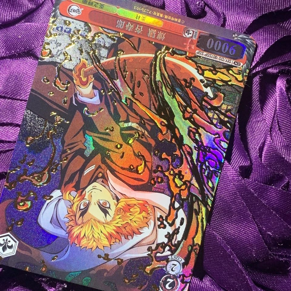 Kyojuro Rengoku DEMON SLAYER Eternal ANIME ACG Waifu Girl Goddess Card - Image 3 of 4