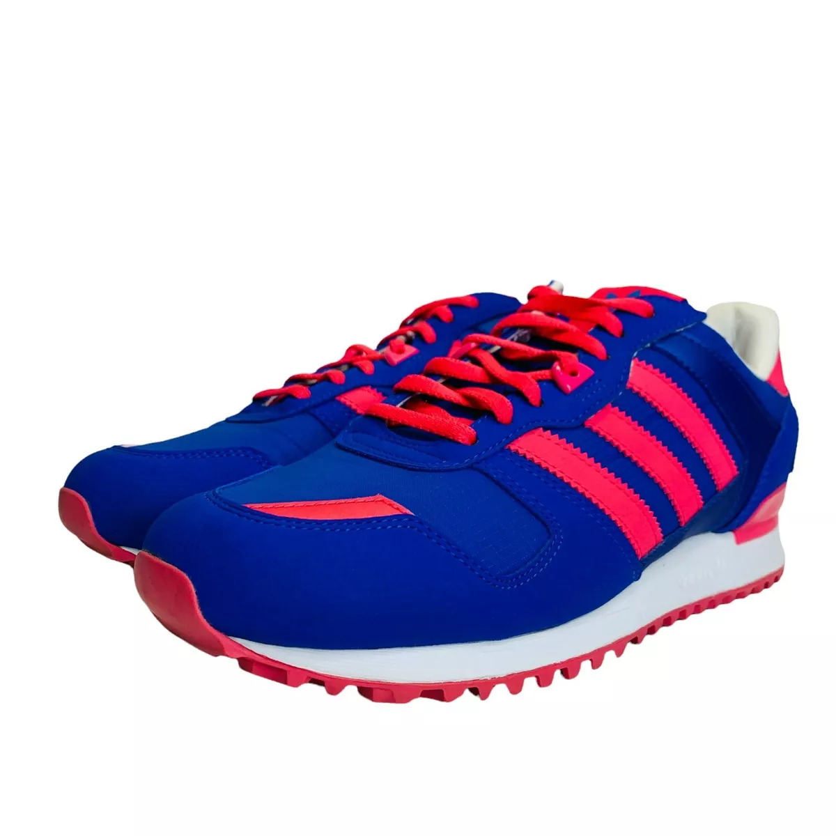 Adidas Womens ZX 700 W D74364 Blue Lace Up Running Sneakers M Excellent | eBay