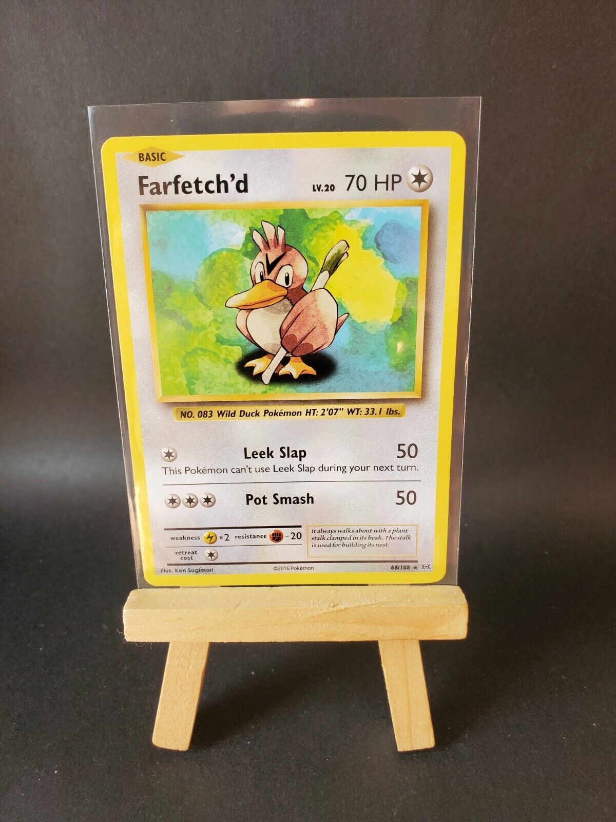 Pokemon - Farfetch'd (68/108) - XY Evolutions : : Brinquedos e  Jogos