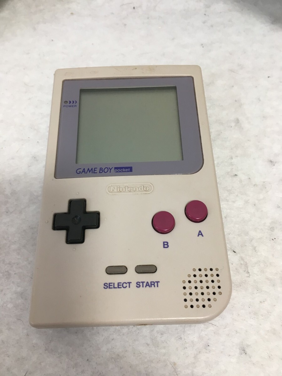Game Boy Pocket Gray Color Working Nintendo Japan Authentic MGB