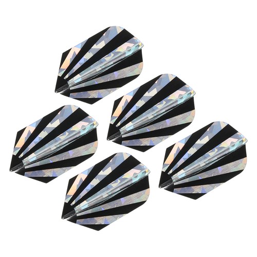 Slim Dart Flights, 5 Pack PET Dart Accessories, Black 766549361612 eBay