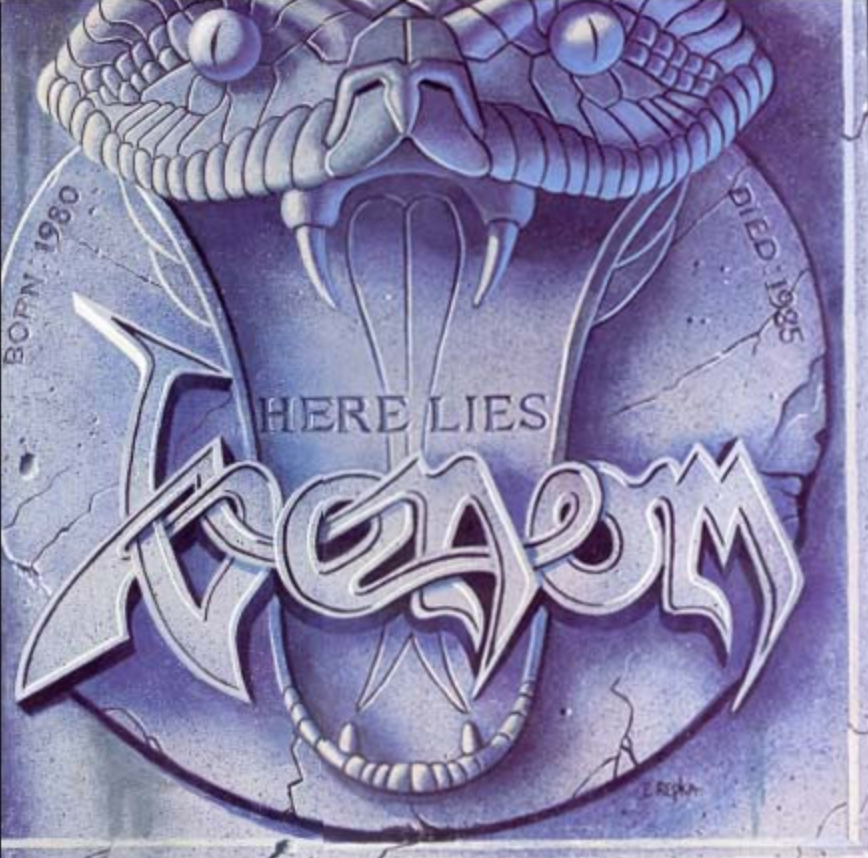 洋楽 VENOM HERELIES No.0738 COMBATRECORDS Venom ‎– Here Lies Venom (1985) Combat Records 4xLP vinyl box set