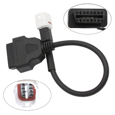 Adapter für Motorrad Yamaha 4 Pin Plug zu OBD 2 OBD2 Adapterkabel Bike