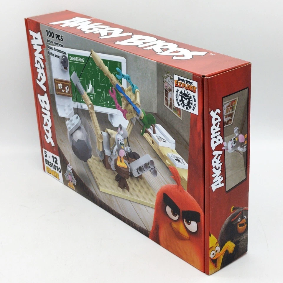 Angry Birds 100 Piece Building Set 2019 Edukie Sealed EK81010 Catapult New - Image 4 of 4