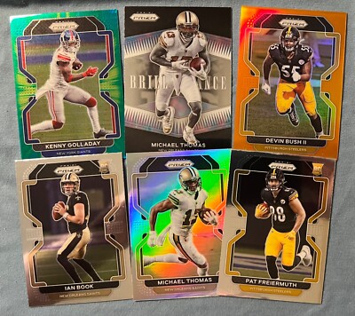 2021-22 Panini Prizm Football Rookie/Vet Insert/Parallel/Base PICK YOUR PLAYER