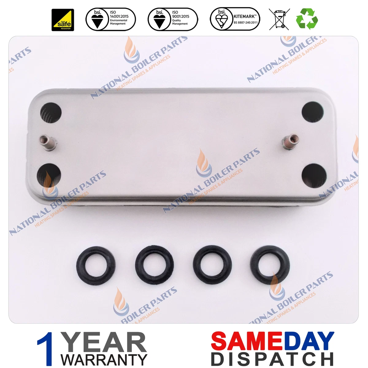 Main Combi 30 HE DHW Heat Exchanger 16 Plates 248048 7225723 | eBay