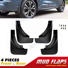 Front and Rear Fender Flares Mud Flap Splash Guard Set For Ford Escape 2020-2025