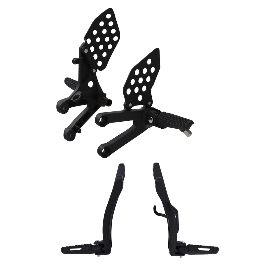 Driver & Passenger Foot Pegs Bracket Set For Honda CBR600RR CBR 600RR 2007-24 23 - Image 3 of 4