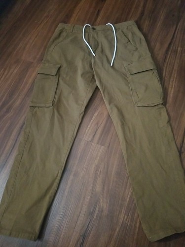 ZARA CARGO PANTS MENS SIZE 32 BROWN | eBay