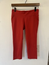 Prana Ashley Capri Crop Legging Women’s Coral Red Size Small Yoga Athleisure